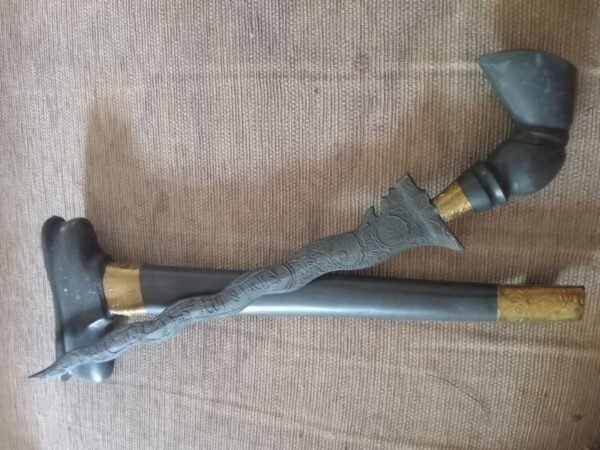 Keris Arjuna Berukuran 40 cm Peninggalan mbah kuno Antik Bekas. - Gambar 2