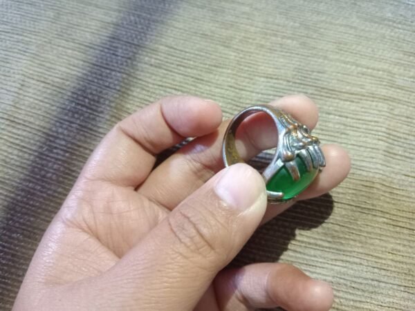 Cincin Akik Mata Kucing 3Warna Antik. - Gambar 12