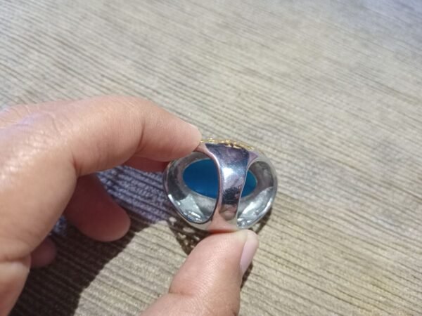 Cincin Akik Mata Kucing 3Warna Antik. - Gambar 16