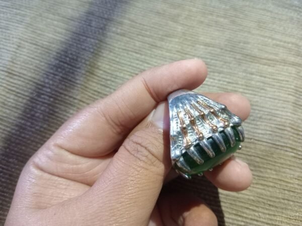 Cincin Akik Mata Kucing 3Warna Antik. - Gambar 8