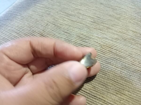 Cincin Akik mini Hitam bermodelan Antik - Gambar 7