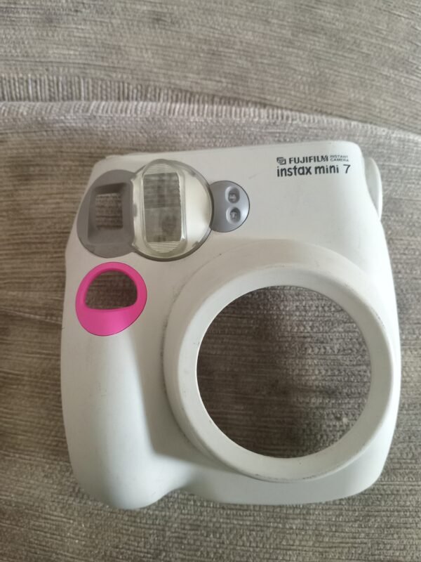 Cover depan Buat Kamera Polaroid Fuji Instax Mini 7s Pink Putih.