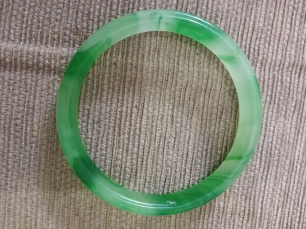 Koleksi Gelang Giok Hijau Putih - Gambar 8