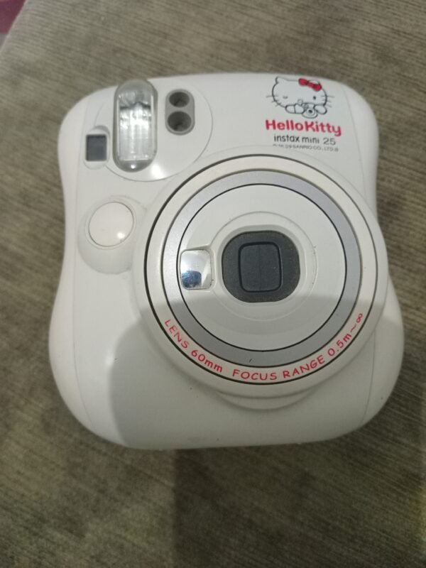 Kamera Polaroid Fuji Instax Mini 25s Pink Putih Bekas.
